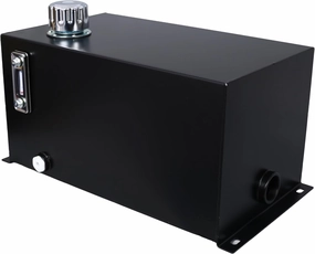 Hydraulic Fluid Tank 10 Gal Heavy Duty Steel Fuel Reservoir Industrial Grade Hydraulic Tank for Tractors Trucks with Leak Proof Design Oil Level Window Mounting Brackets