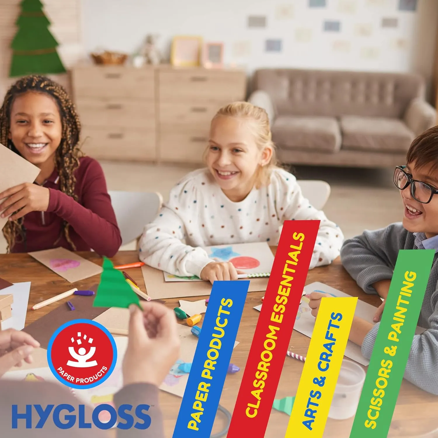 Hygloss Products Fun, Black Matte Scratch Art Set for Kids, Kit Includes 100 Silver Holographic Papers, 8.5 x 11 Inches and 20 Wooden Stylus Sticks
