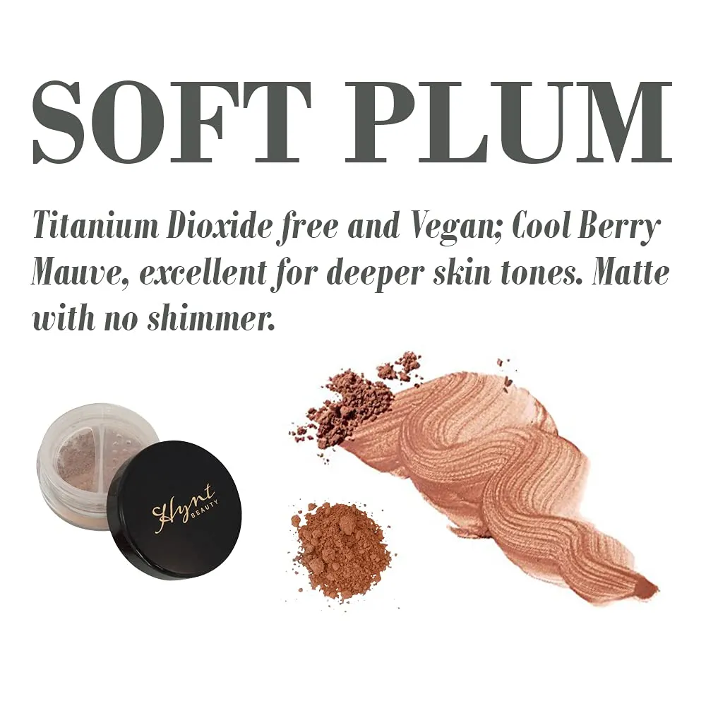 Hynt Beauty - Matte Powder Blush, Cool Berry Mauve, 4 Shades, Vegan, Gluten-free, Non-comedogenic