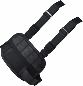 HYS Tactical MOLLE Drop Leg Holster – Universal Left/Right Adjustable Panel with Heavy-Duty Straps & Mesh – MOLLE Webbings for Gear Mounting