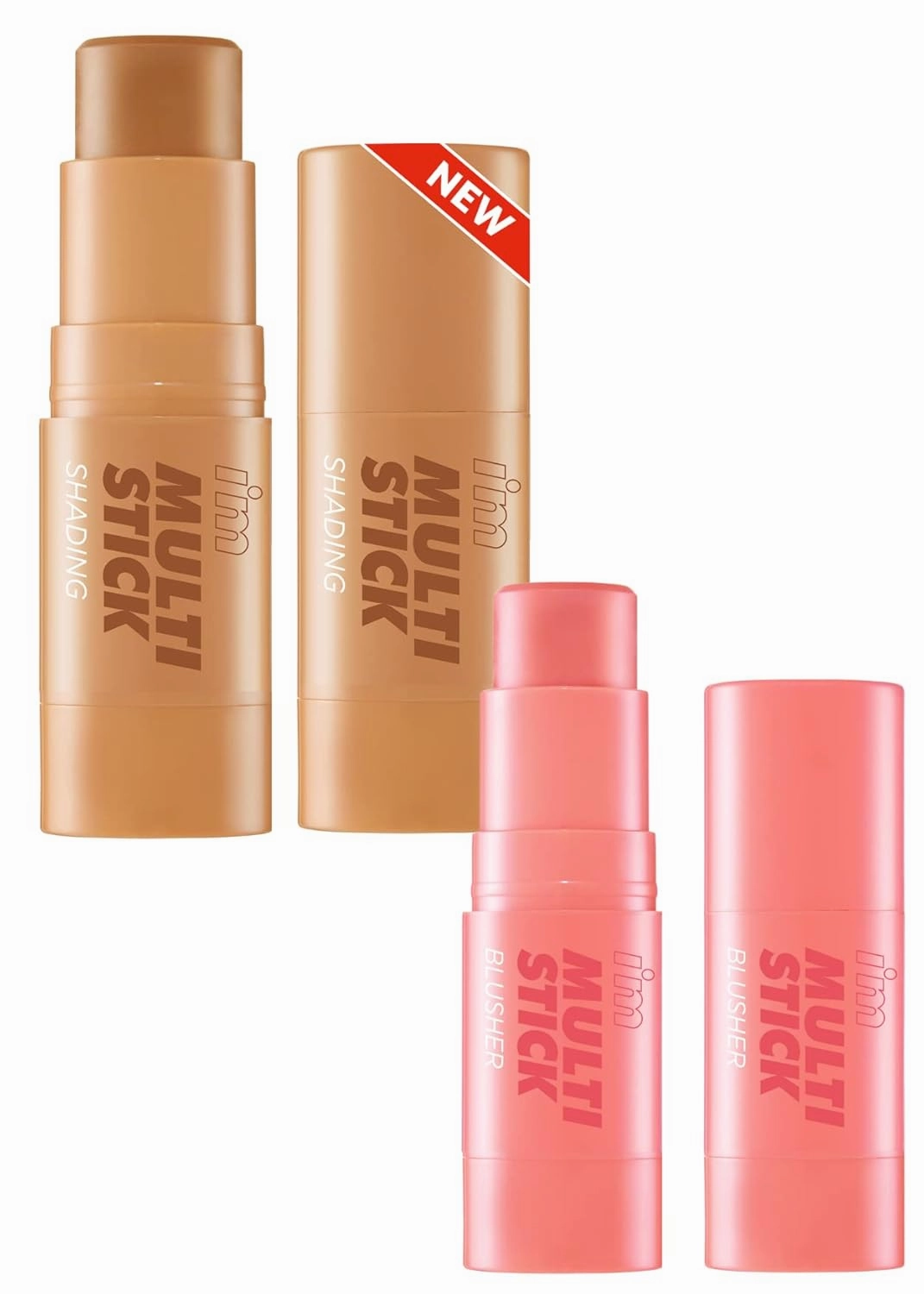 I'm Meme Contour Stick for Face - I'm Multi-stick, Shading 001 Bronzer, 0.24 Oz   I'm Multi Stick | Blusher Stick for Face, Blusher 001 Rose Bundle