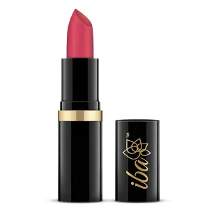 Ib.a Pu.re Lips Moisturizing Lipstick for Women - A80 Pink Blush, 4g | Creamy Finish | Intense Color & Highly Pigmented | Enriched with Vitamin E, Coconut Oil and Shea Butter |