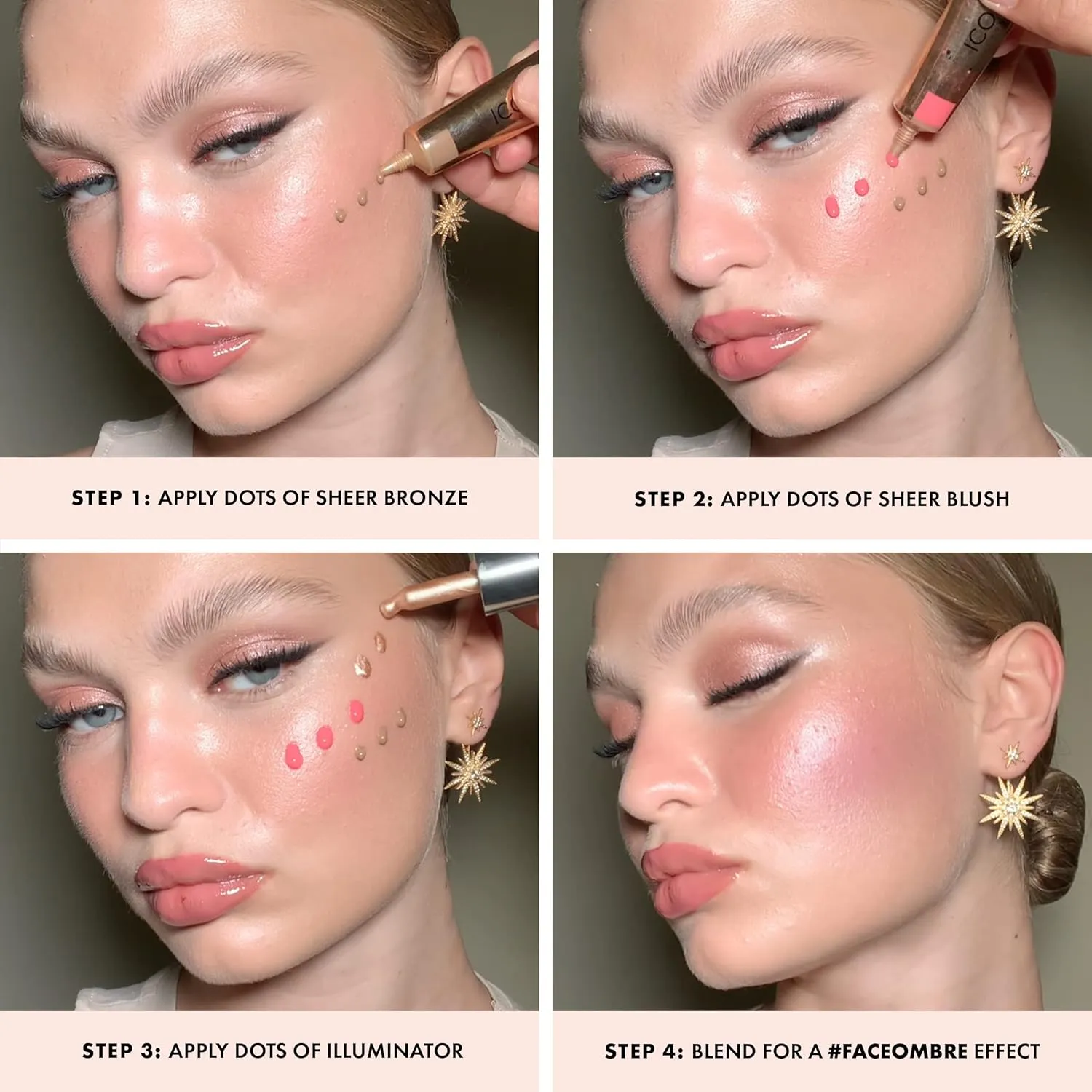 ICONIC LONDON Sheer Blush | Lightweight Liquid Cream Blush, Cruelty Free, Vegan Makeup