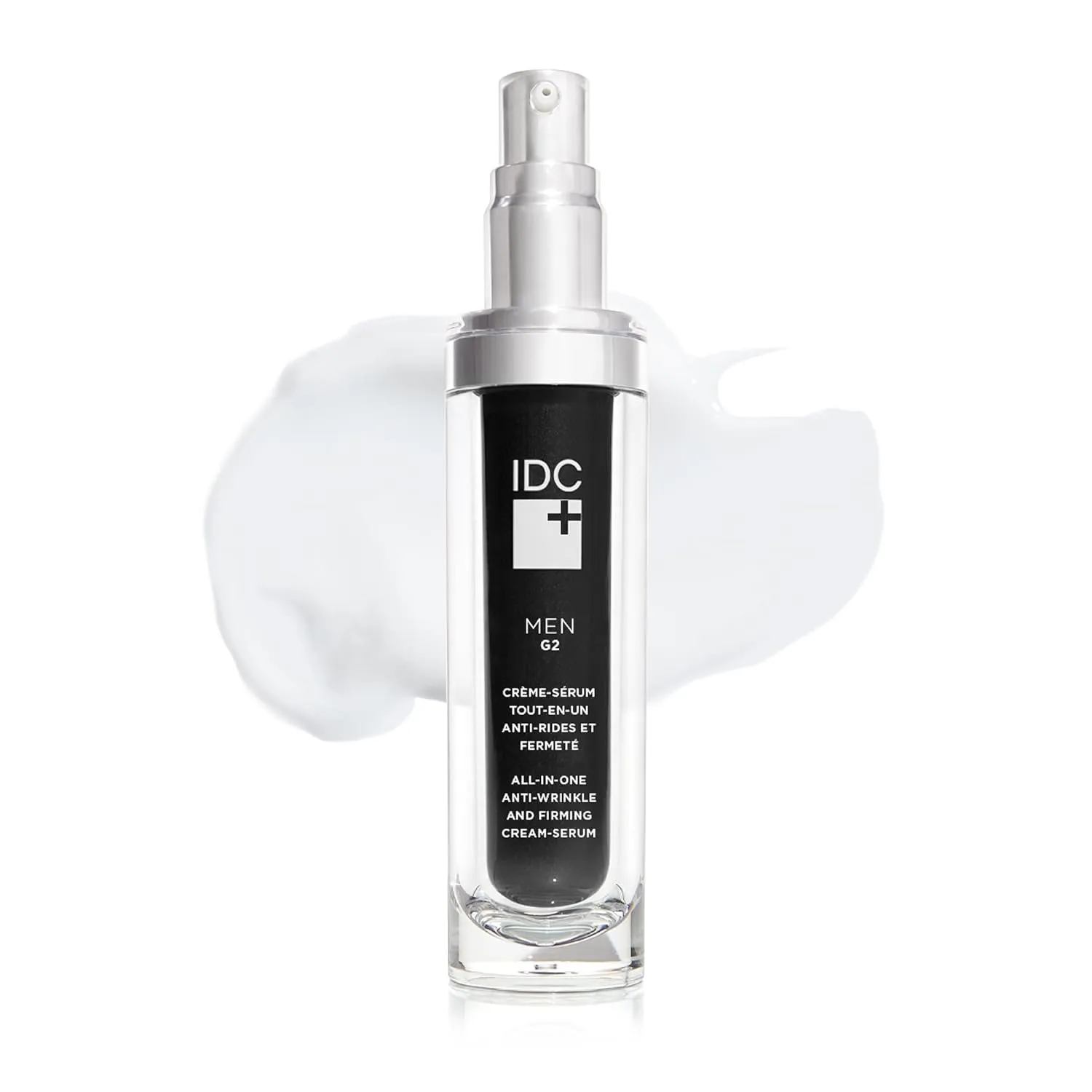 IDC Dermo Men G2 All-In-One Anti Aging Face Cream Serum for Men - 1 fl oz - Anti Wrinkle Face, Eyes And Neck Firming And Tightening Cream - Vegan Hydrating Face Serum Anti Wrinkle Pore Refining