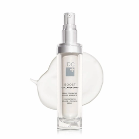 IDC Dermo Boost Collagen Pro Anti Aging Serum - 1 fl oz - Eyes, Face And Neck Firming Serum For All Skin Types - Lightweight Facial Serum With Hyaluronic Acid And 17% Pro Collagen Complex Boosters