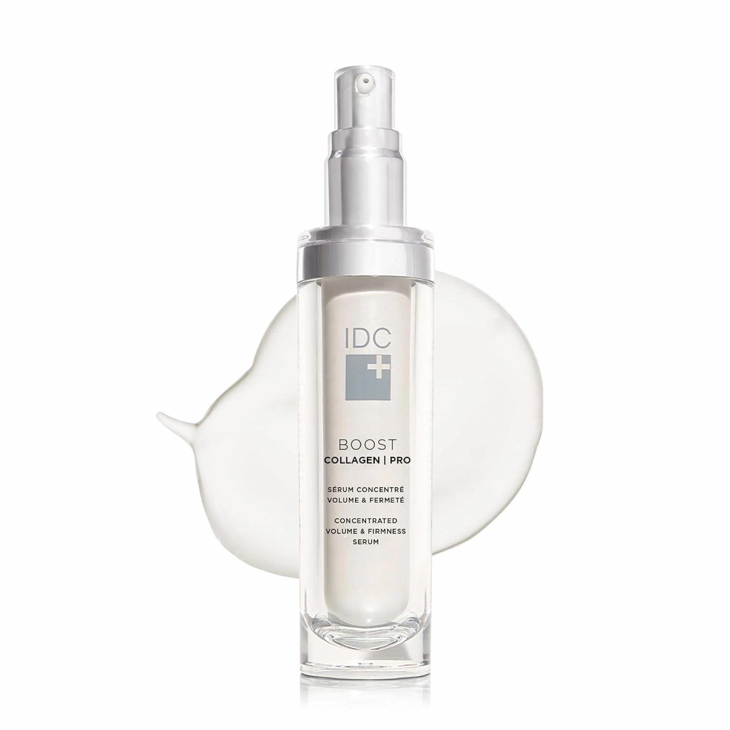 IDC Dermo Boost Collagen Pro Anti Aging Serum - 1 fl oz - Eyes, Face And Neck Firming Serum For All Skin Types - Lightweight Facial Serum With Hyaluronic Acid And 17% Pro Collagen Complex Boosters