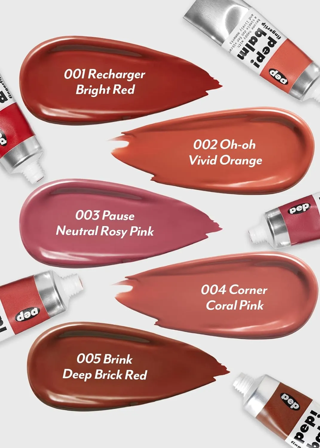 I'M MEME Lip and Cheek Tint - PepBalm 002 Oh-oh | Wtih Shea Butter, Gift, Liquid Blush, Travel-Friendly, Highly Pigmented, Non-Drying, Sheer Balm Gross Tint Contour, 0.52 Oz