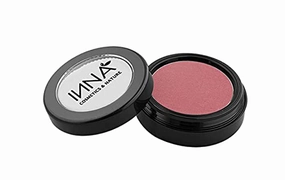 Inna Cosmetics & Nature - Blush 100% Natural, vegan, gluten free, paraben free, oil-free, Mineral, cruelty-free Made in Canada, 3 g. (Fantastic Rose) (Shimmering Pink)