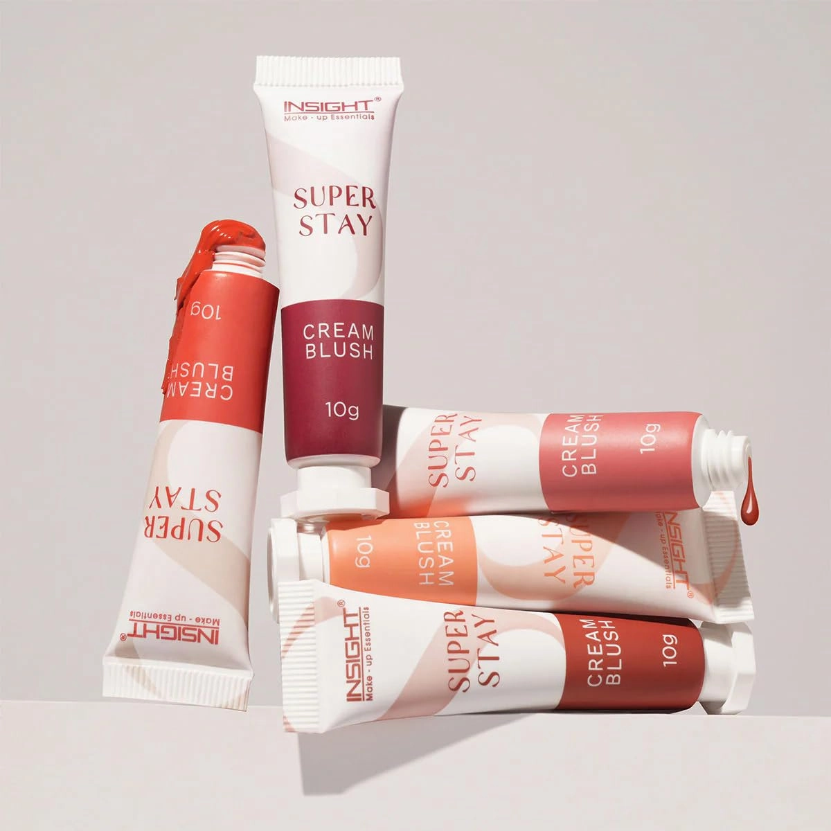 Insight Cosmetics Super Stay Cream Blush – Buildable Liquid Blush – Dewy & Radiant Finish – Lightweight Blush – Ultra-Pigmented Formula, (1, B09-Nut Jelly, 10g)