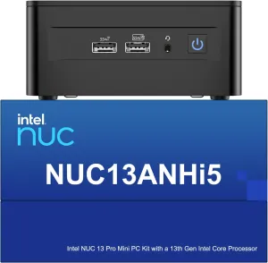 Intel NUC 13 Pro， for ASUS NUC 13 Pro NUC13ANHi5 Arena Canyon Mini PC, Core i5-1340P, 16GB RAM, 512GB SSD, Mini Computers Win 11 Pro for Business Home Office, Support 8K/4K Quad Display/Wifi 6E/BT 5.3