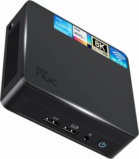Intel NUC 13 Pro, Arena Canyon NUC13ANKi7 Mini PC with Core i7-1360P Processor, Intel Iris Xe Graphics, 32GB RAM&1TB NVMe SSD (12C/16T/18M Cache,Up to 5.0GHz) Support 8K/WiFi6E/BT5.3-Win11 Pro