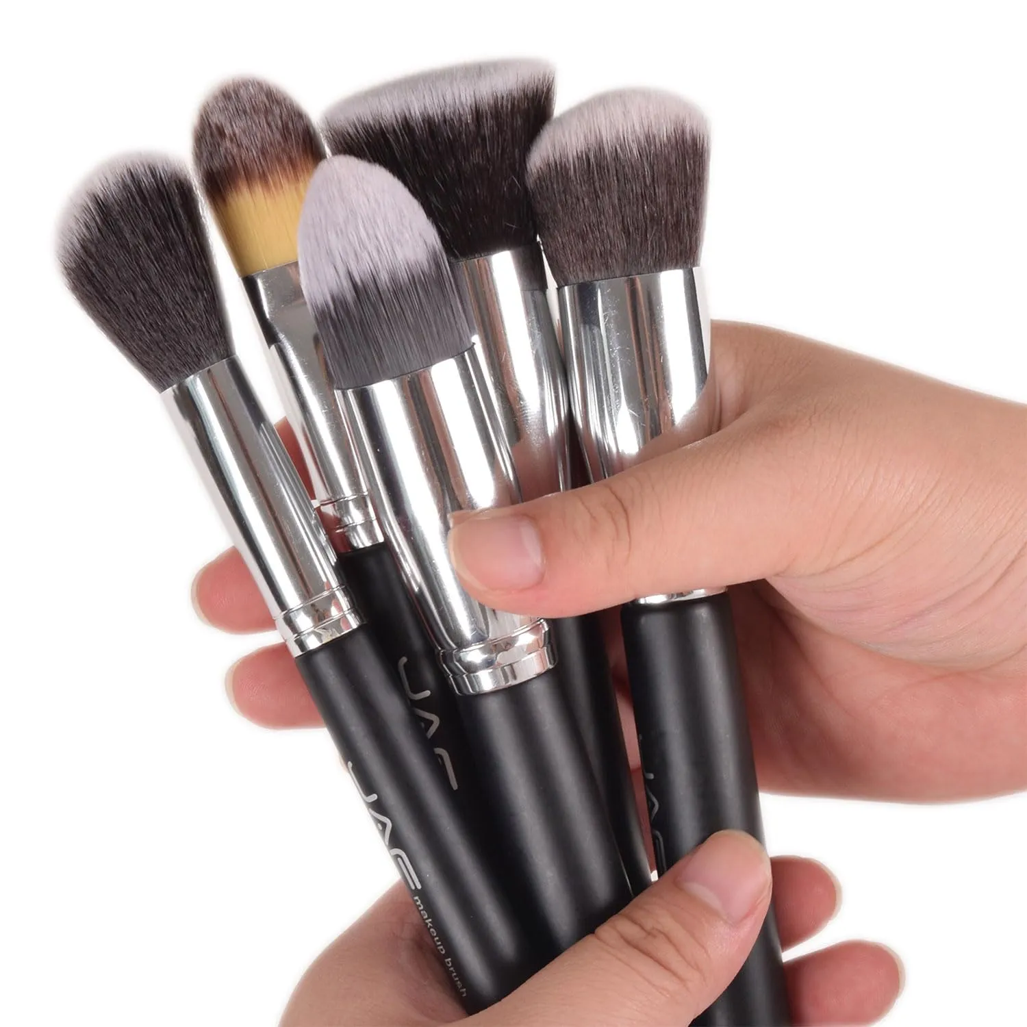 JAF Makeup Brush Set Professional 24 Pcs Synthetic Make Up Brushes with Case Bag