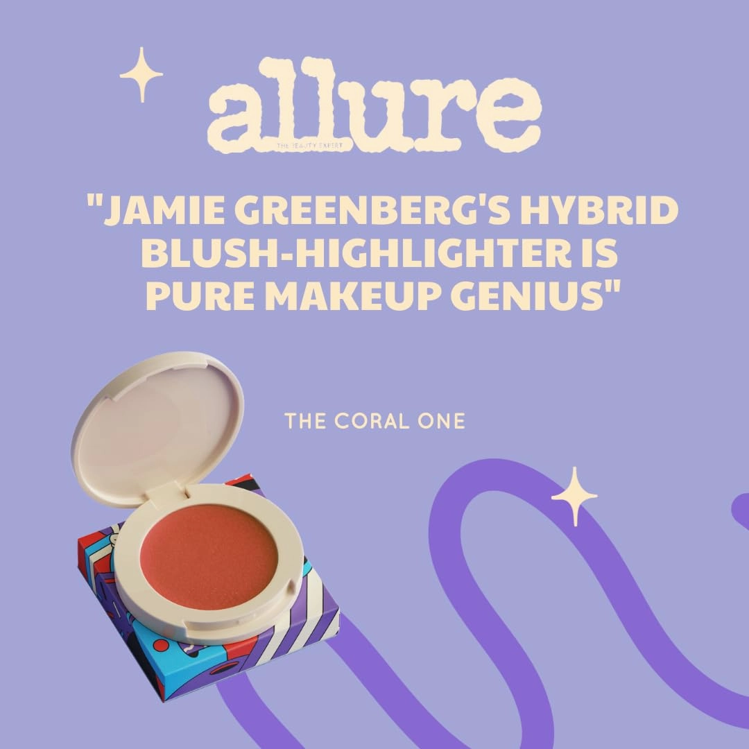 Jamie Makeup Cream Blush and Highlighter Hybrid - The Blighlighter (The Coral One)