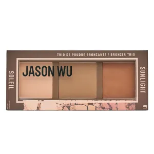 Jason Wu Beauty Sunlight Bronzer Trio – Vegan & Cruelty-Free – 3-Pan Warm Bronzer Palette – Matte Finish for Sun-Kissed Glow – Natural Contour, Radiant Complexion – 0.53 oz (15g)
