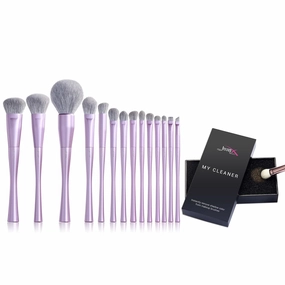 Jessup Makeup Brush Cleaner A001 Bundled with Makeup Brushes Set Professional T512