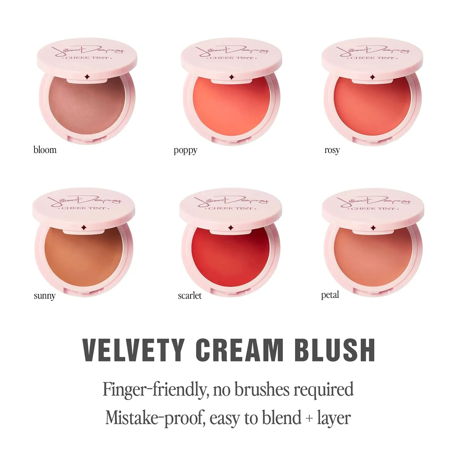 Jillian Dempsey Cheek Tint: Natural Cream Blush, Easy to Blend Makeup with Nourishing, Lasting Color I Petal