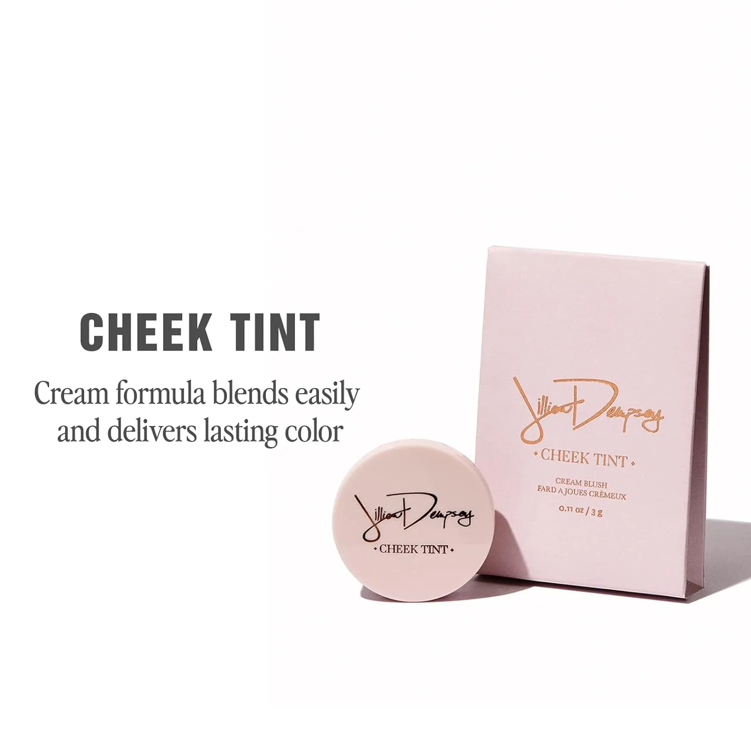 Jillian Dempsey Cheek Tint: Natural Cream Blush, Easy to Blend Makeup with Nourishing, Lasting Color I Sunny