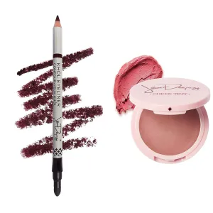 Jillian Dempsey Khôl Eyeliner in Deep Burgundy   Cheek Tint Bloom