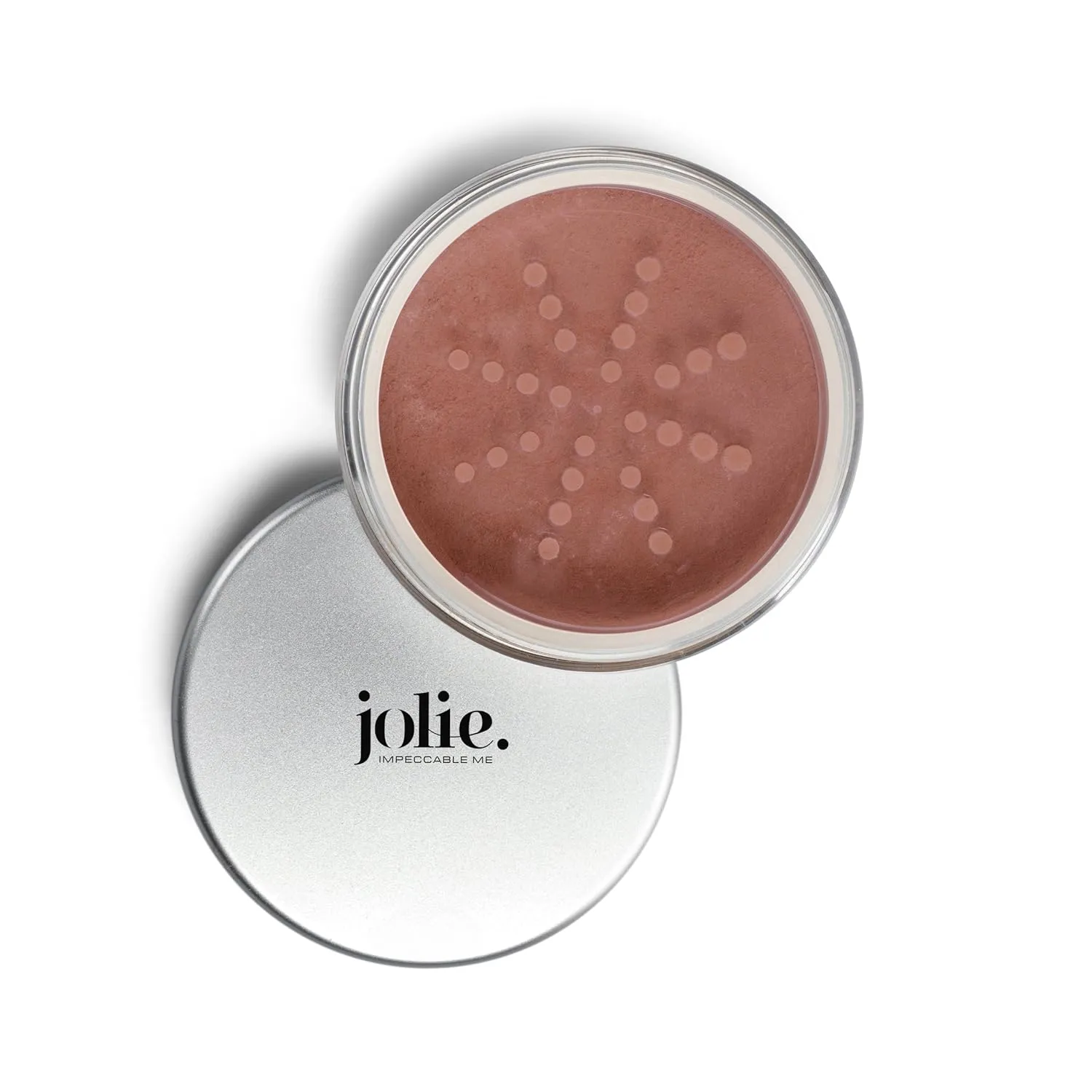 Jolie Loose Mineral Blush - 100% Pure, Unscented, Hypoallergenic, Oil-Free, Talc & Paraben-Free (Amber)