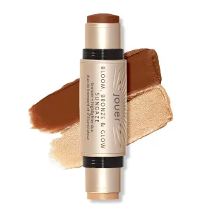 Jouer Bloom, Bronze & Glow Bronzer   Highlighter Stick - Cream Contour Makeup Stick - Hydrating Rose Hip Oil and Squalane Formula, Sungaze