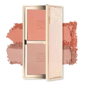 Jouer Blush Bouquet Duo 2 Shade Blush Palette High Pigment Powder Natural Flush Beauty Cosmetics Vitamin E Talc-Free Paraben, Gluten & Cruelty Free