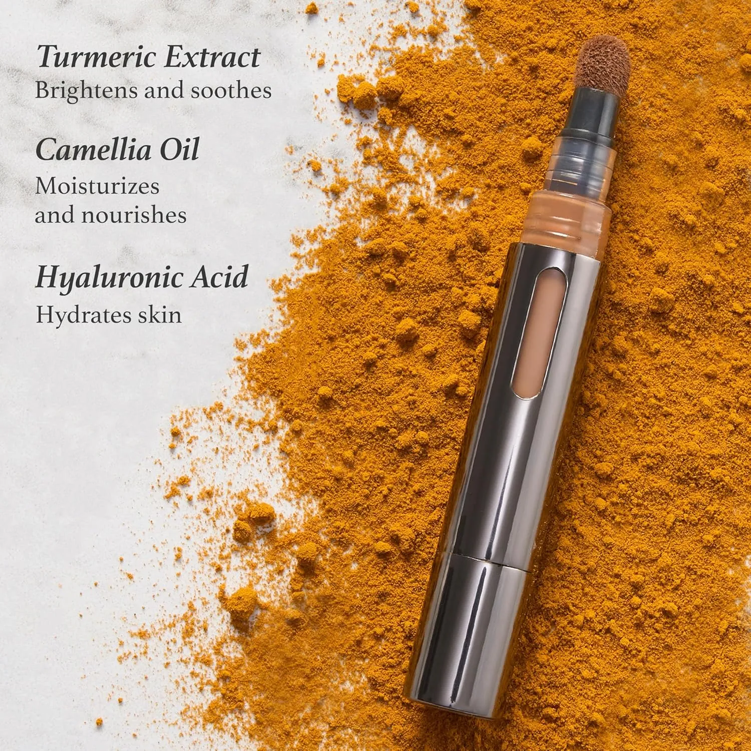 Julep Cushion Complexion Concealer & Corrector Stick -130 Ivory - Infused with Turmeric & Hyaluronic Acid - Medium Coverage - Natural Finish