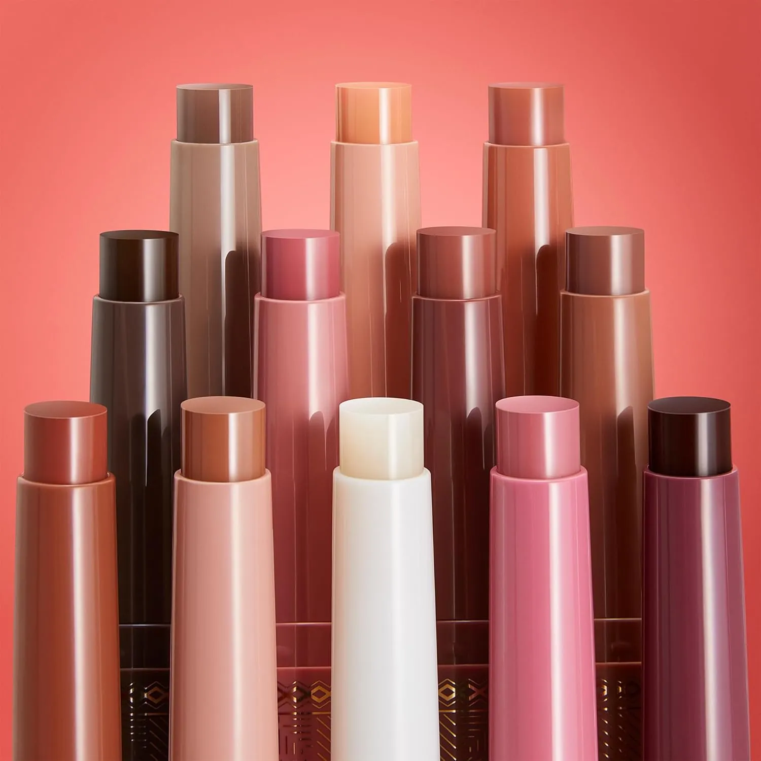 Juvia's Place Volumizing Gloss Sticks, Rose - Shiny Luscious Lips with Nourshing Hydration, Plumping Gloss, Lip Plumper Gloss, Plumping Lip Balm, Hydrating Lip Gloss