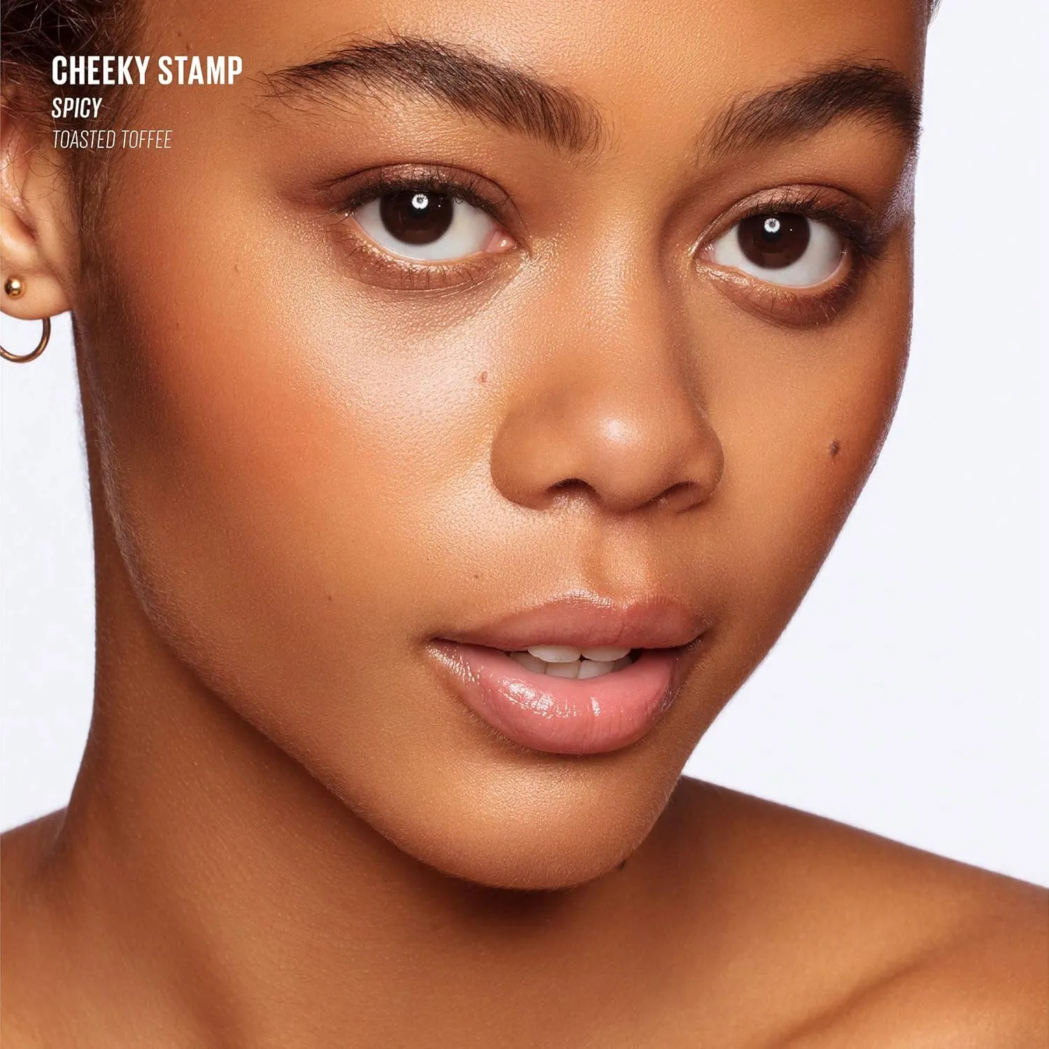 KAJA Blusher - Cheeky Stamp 07 Spicy | Kbeauty, Cute Makeup, Buildable & Blendable Shade with Heart-shaped Applicator, Sunkissed Finish, Travel size, Hygienic, Portable, Korean Makeup, 0.17 Oz
