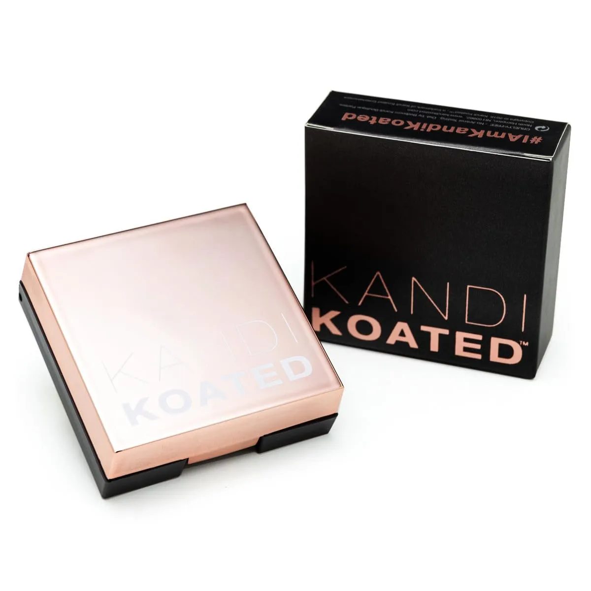 Kandi Koated Chic to Chic [Bashful] Warm Plum Blush in Rose Gold Compact, Intense Color Blush by Kandi Burruss | Paraben-Free, Cruelty-Free | Beauty & Makeup
