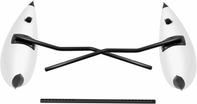 Kayak Stabilizer, 2 Pvc Banana-Shaped Kayak Outrigger with Dual Valves,Portable Adjustable Sidekicks Kayak Stabilizers Outriggers Kits ,Inflatable Kayak'S Accessory Equipment,for Kayaks, Canoes