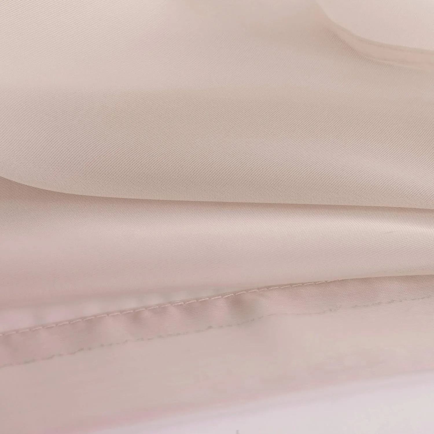 KEQIAOSUOCAI Curtains Blush Pink Sheers Voile Window Panesl 95 Inches Long for Wedding Party Backdrop Rod Pocket Draperies Sheer Sets for Living Room Bed Canopy