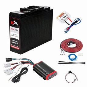 KickAss 120Ah Slimline Base Essential AGM Dual Battery Kit