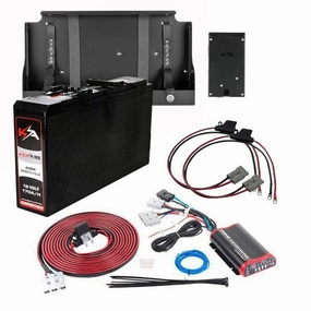 KickAss 170Ah Slimline AGM Dual Battery Kit with DCDC Charger