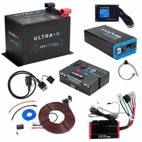 KickAss Ultra-X 230Ah Premium Compact Lithium Dual Battery Kit