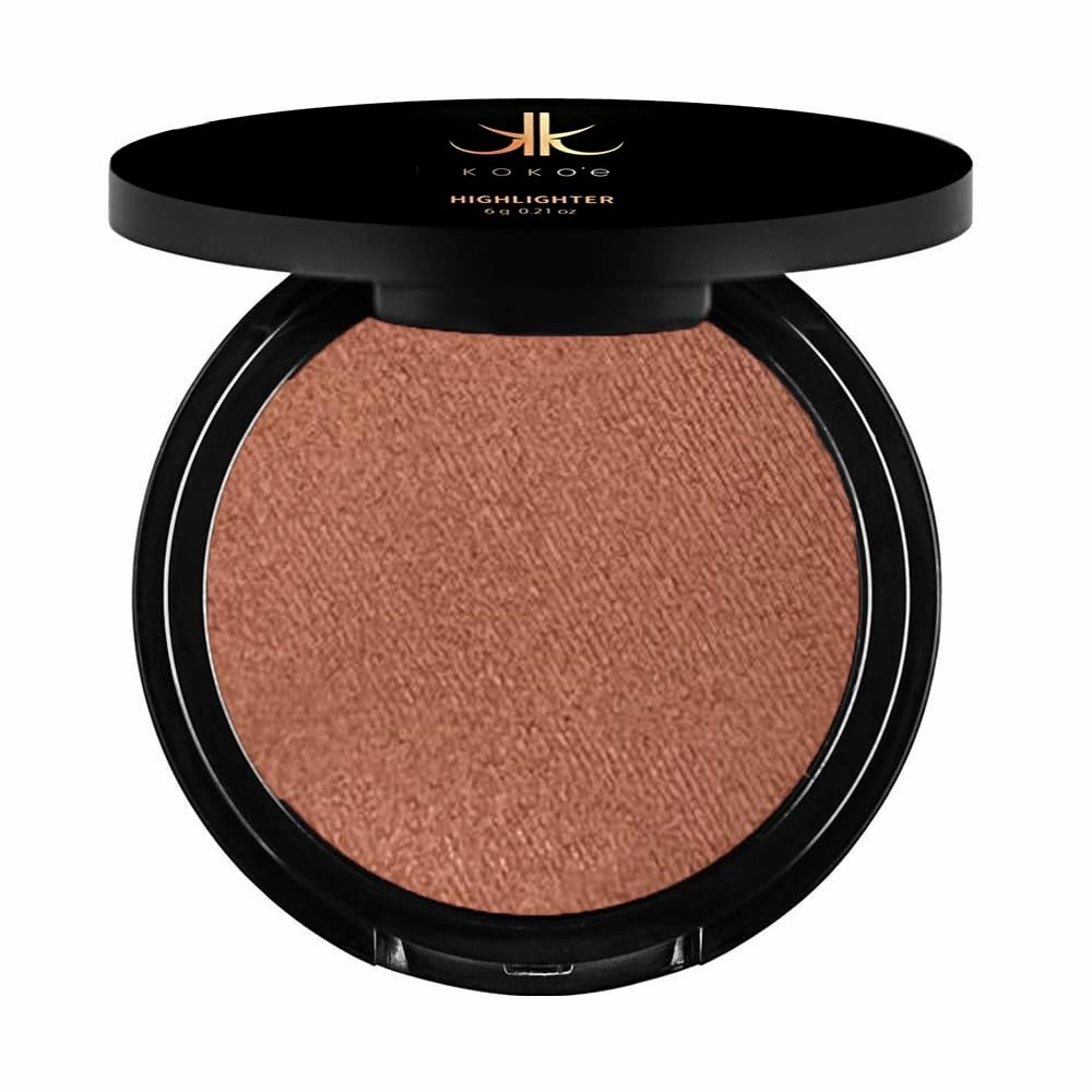KOKO’E Cosmetics Highlighter Makeup Powder, Makeup highlighters for face, 0.21 Oz (Russet reddish)