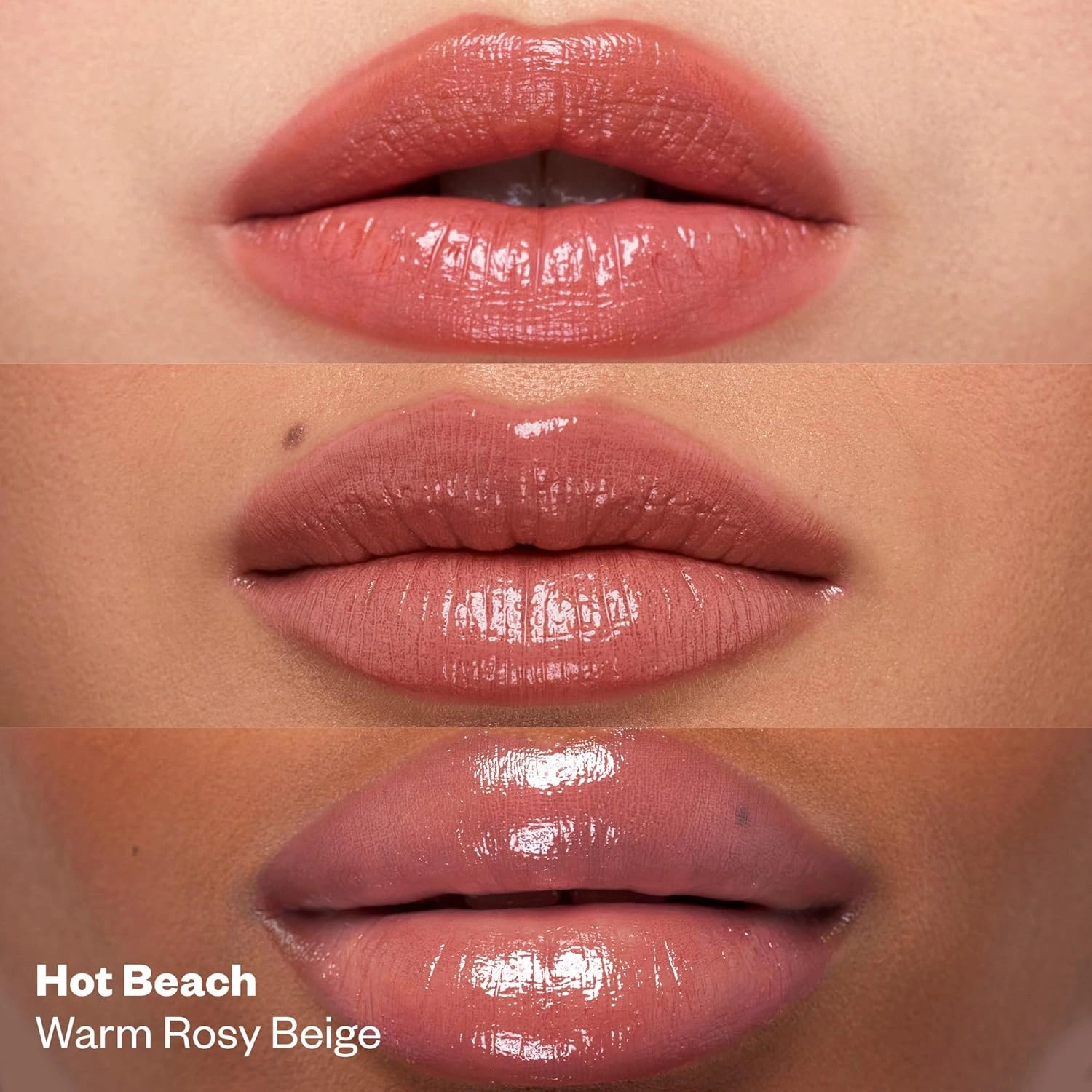 Kosas Wet Stick Moisturizing Shiny Sheer Lipstick with Ceramides, Hyaluronic acid, Peptides and Mango Butter - Soothes, Softens, and Moisturizes Lips – Hot Beach