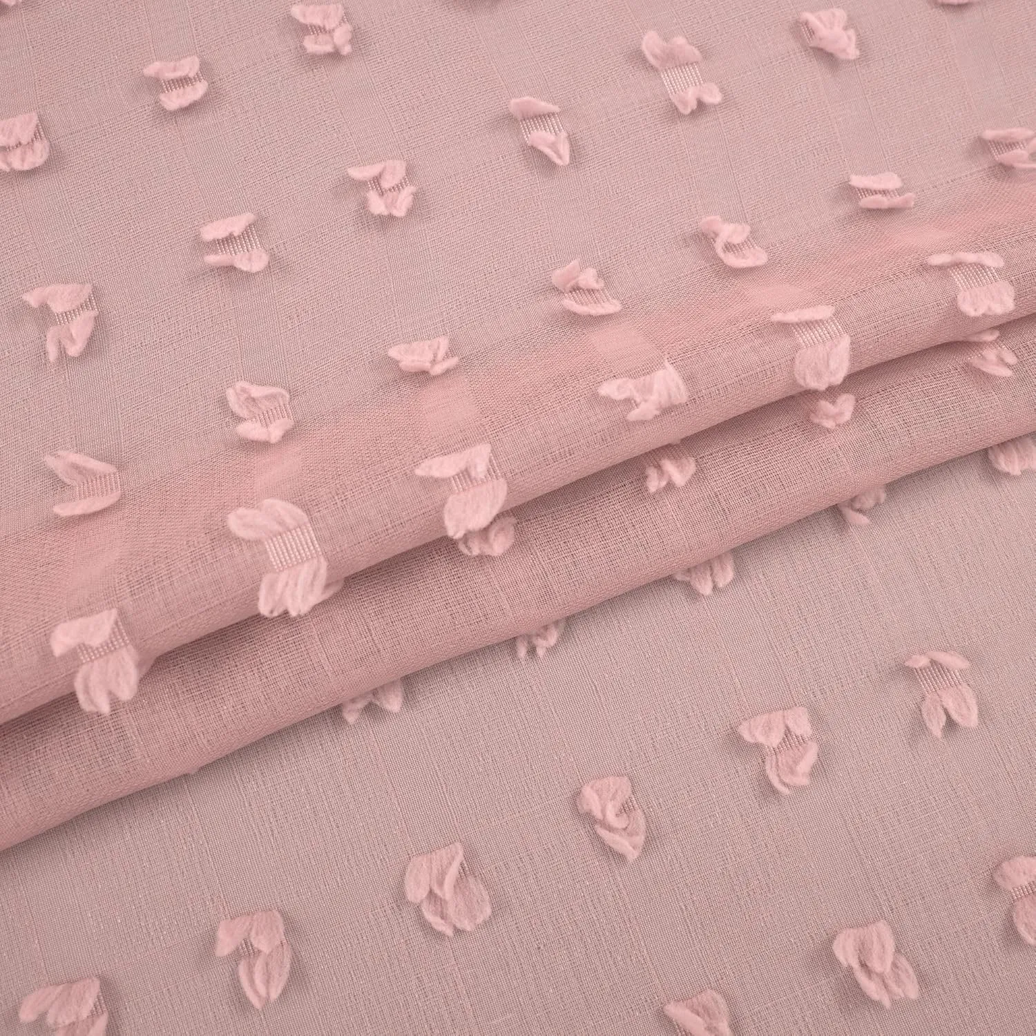 KOUFALL Blush Pink Curtains for Girls Room Baby Nursery Girl,Sheer Boho Pom Pom Kids Curtains for Bedroom,2 Panels 63 Inch Length,Dusty Pink