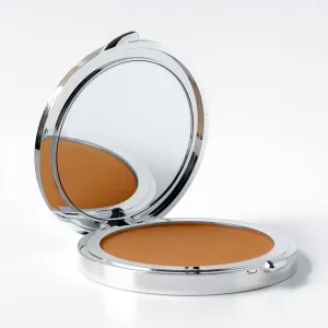 La Bella Donna Compressed Mineral Foundation, Pressed Powder Makeup for All Skin Tones, Long Lasting Full Coverage (Topaz)
