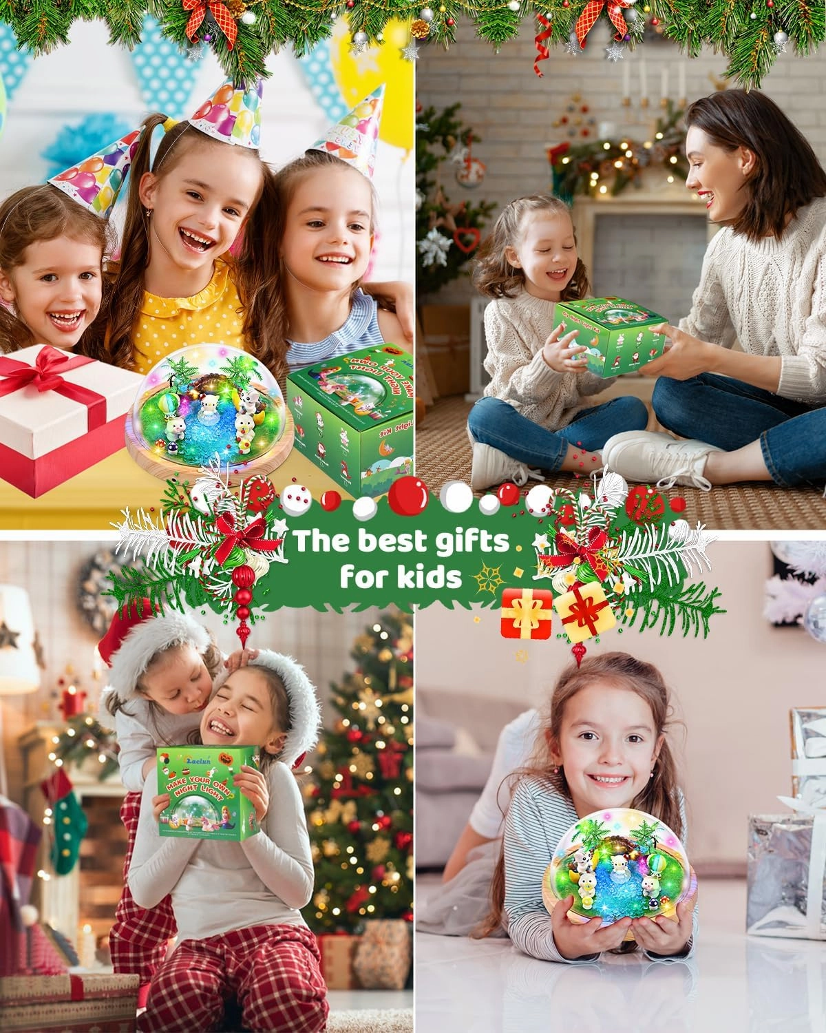 Laclun Make Your Own Music Night Light, Cat Toys for Kids, Cat Crafts for Girls Age 3-8,DIY Cat Toy Kits 3 4 5 6 7 8 9 10 Year Old Girl Birthday Gift Ideas,Best Christmas Gifts for Girls(Kitten)