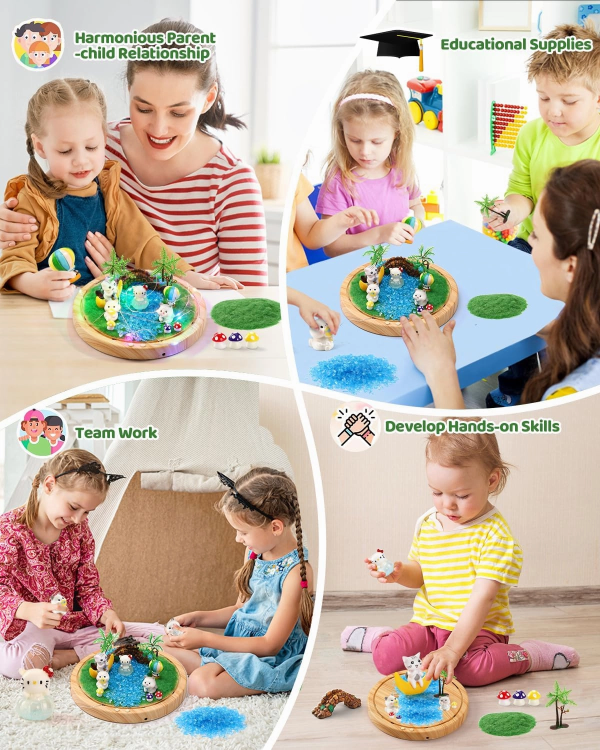 Laclun Make Your Own Music Night Light, Cat Toys for Kids, Cat Crafts for Girls Age 3-8,DIY Cat Toy Kits 3 4 5 6 7 8 9 10 Year Old Girl Birthday Gift Ideas,Best Christmas Gifts for Girls(Kitten)