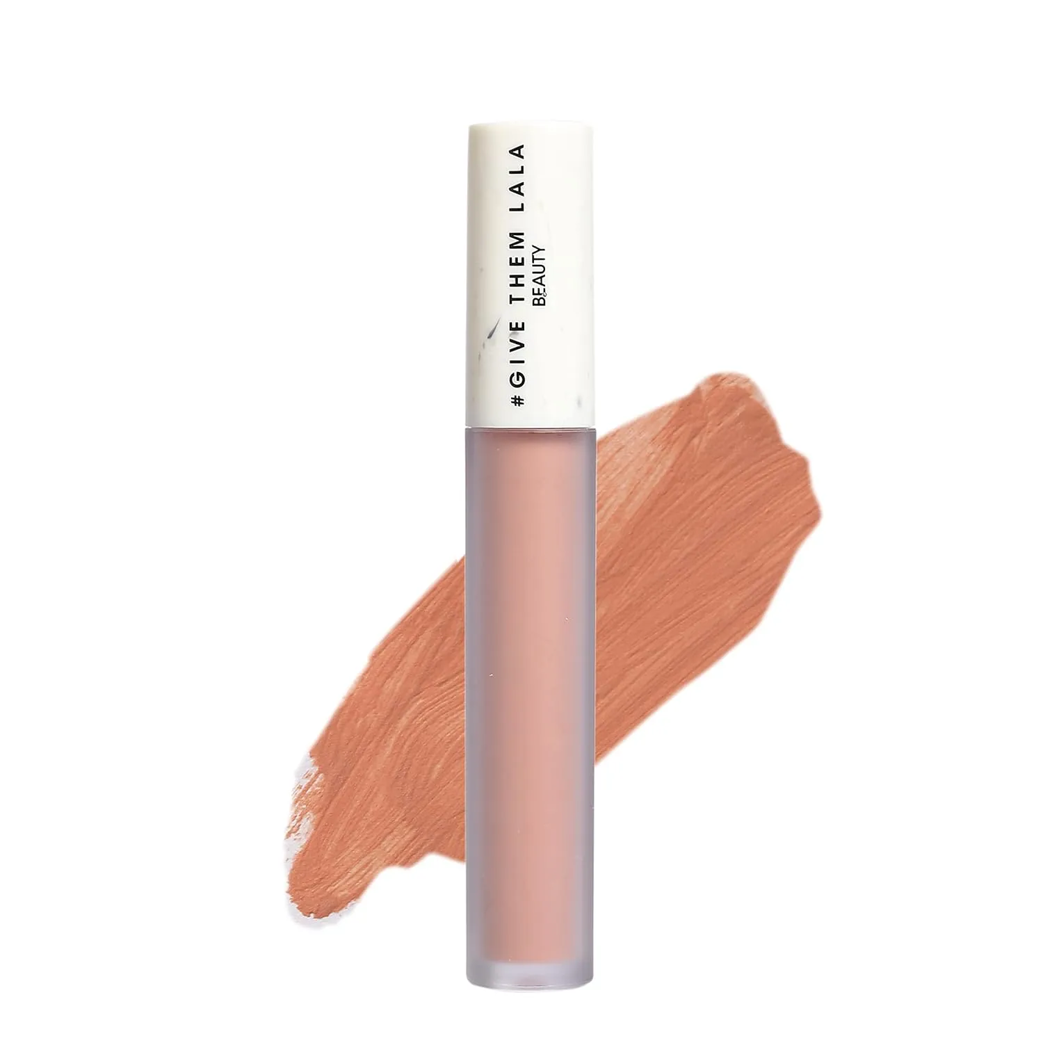 LALA Matte Lipstick - Cushion Cream Lipstick For Women - Nude Color - Lightweight and Long Lasting - Cruelty Free - Satin Soft, Non-Drying Matte Finish