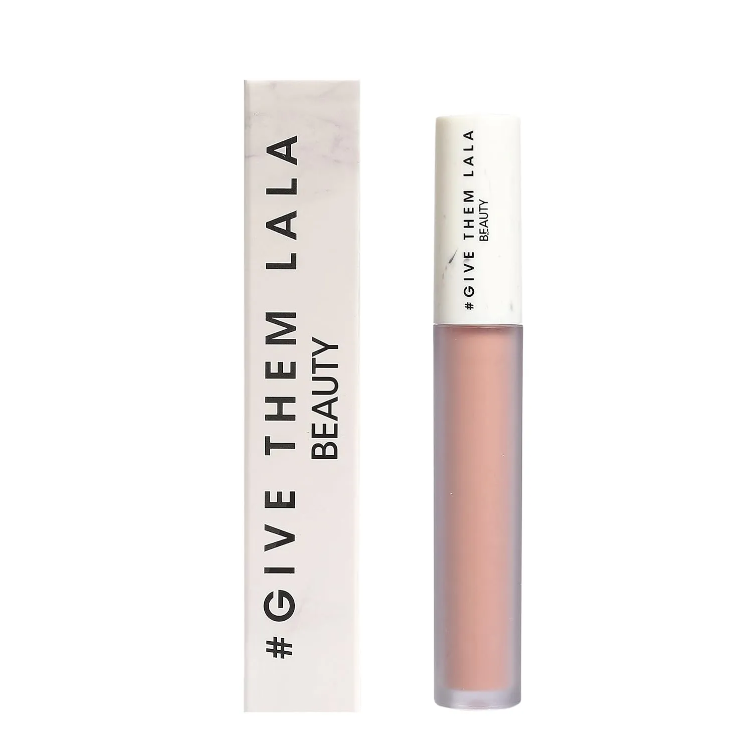 LALA Matte Lipstick - Cushion Cream Lipstick For Women - Nude Color - Lightweight and Long Lasting - Cruelty Free - Satin Soft, Non-Drying Matte Finish