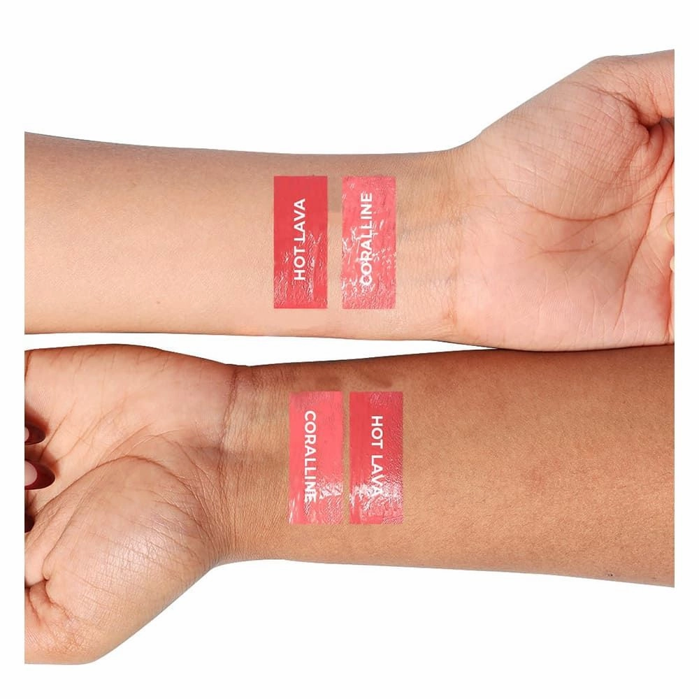 LAMEL Dewy Silk Finish Teint Cream Face BB Blush, 404 Hot Lava, 10ml