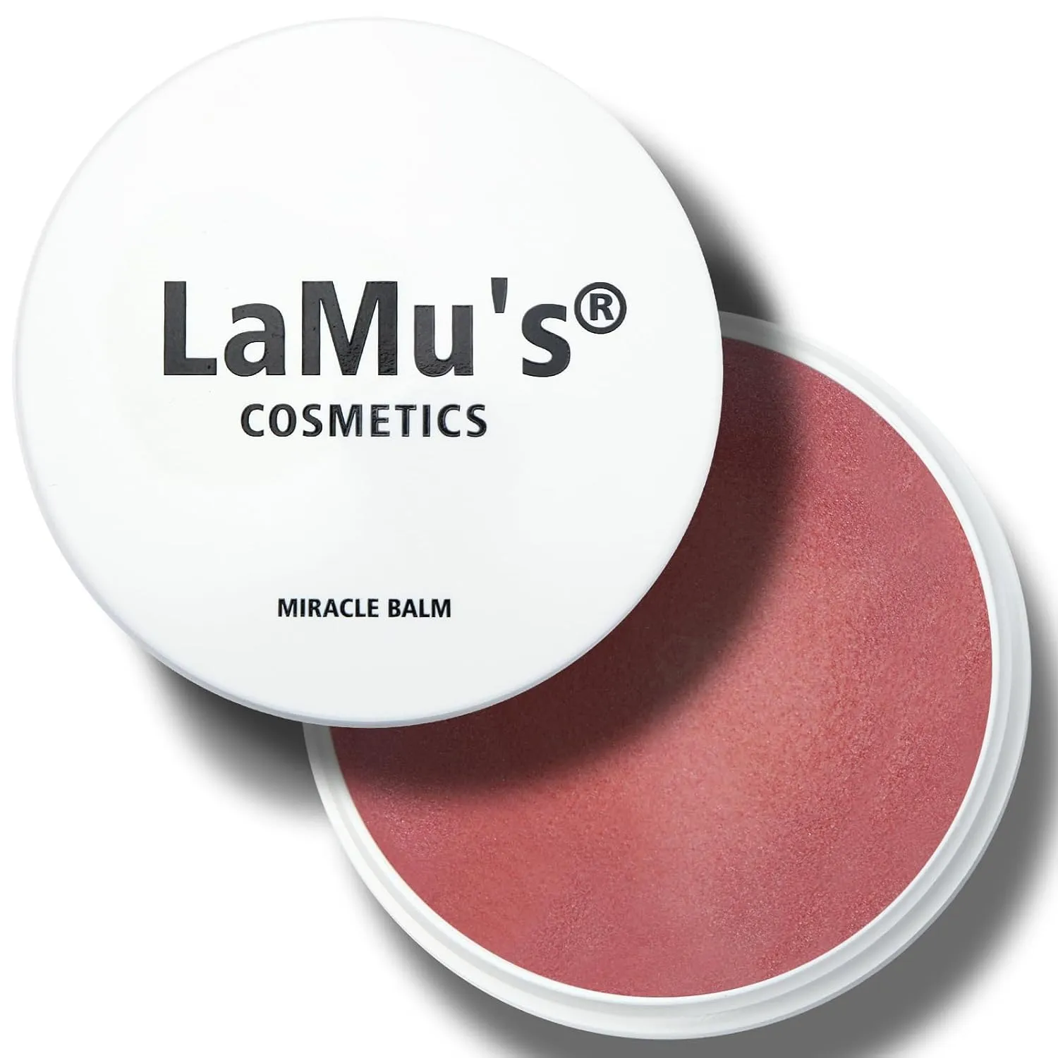 Lamu's Cosmetics Moisturizing Miracle Balm, Multi Glow Balm,Face Blush Cream Blush for Cheeks,Radiant Finish, Hydrating,Natural Glow 50g/ 1.75 Oz(FLUSHED)