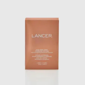 Lancer Skincare Hydrogel Under Eye Patches with Energizing Botanical Extracts, Gel Eye Patches for Under Eye Revitalization (12 Patches)