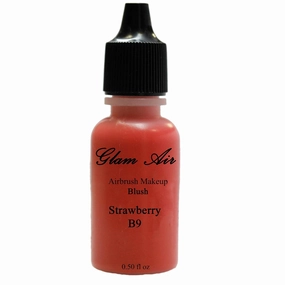 Large Bottle Glam Air Airbrush B9 Strawberry Blush Water-based Makeup (0.50oz)