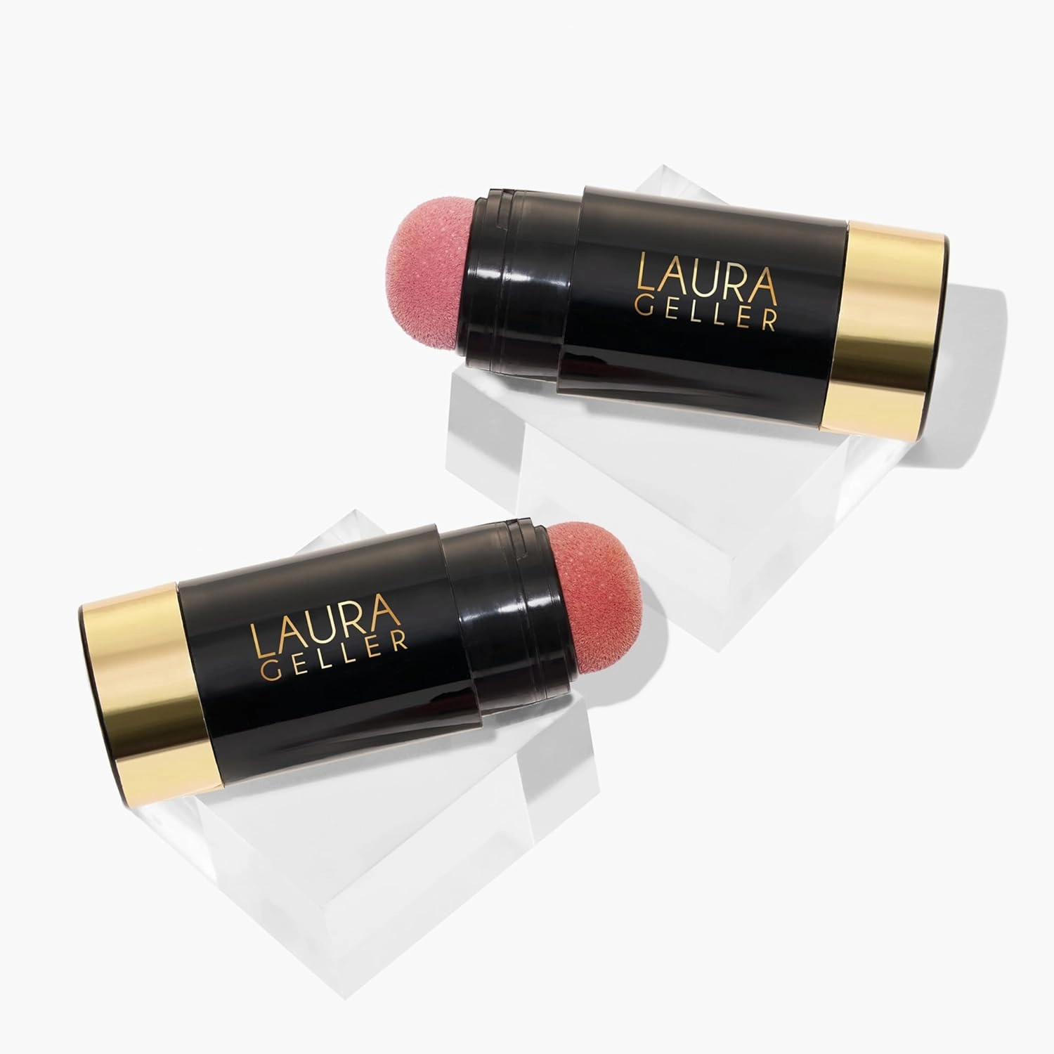 LAURA GELLER NEW YORK Serum Blush Cheek Tint Duo: Practical Pink   Refreshing Rose