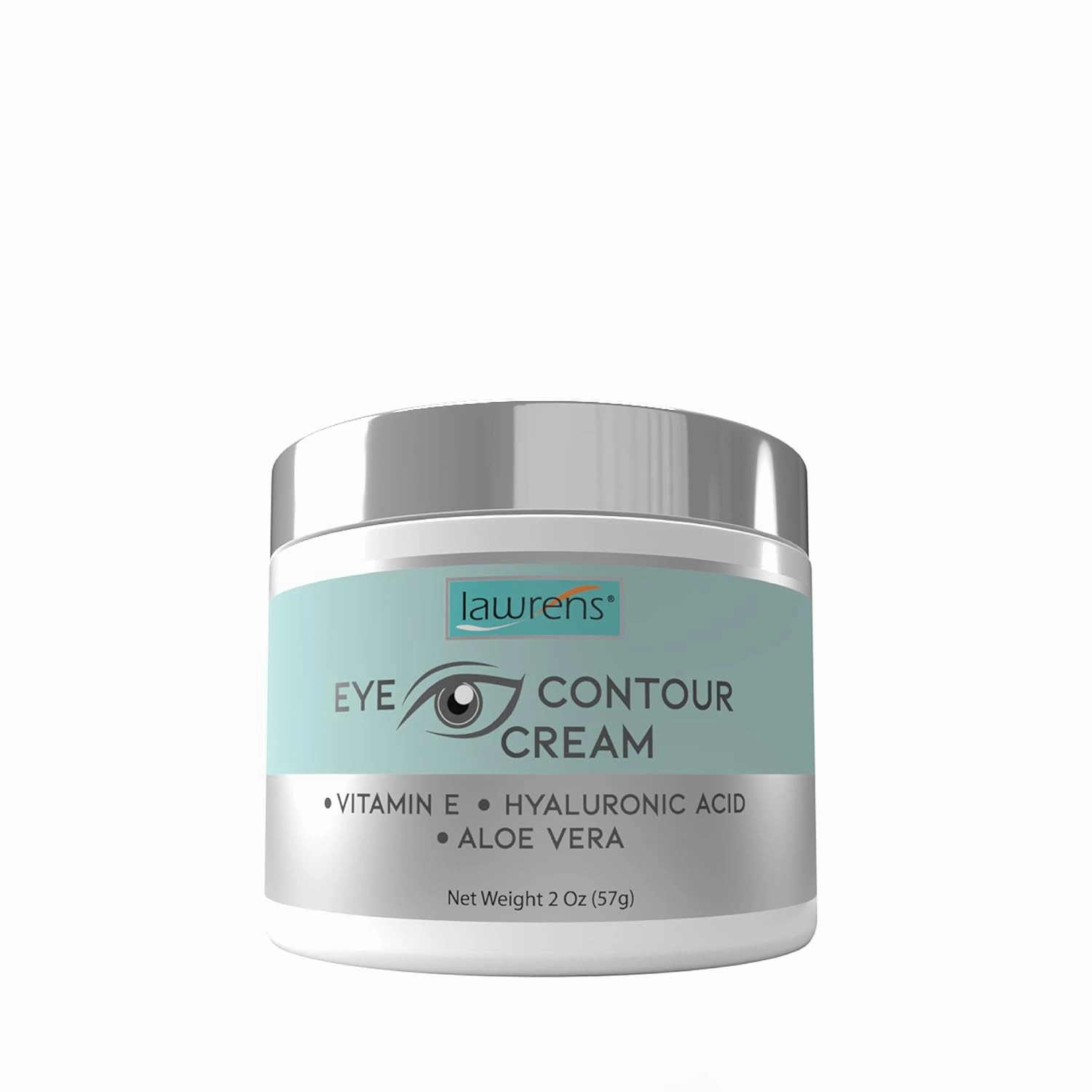 Lawrens Vitamin E & Hyaluronic Acid contouring Eye Cream | fast absorbent | Vegan | 2 oz