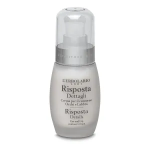 LErbolario Risposta Details Eye and Lip Contour Cream, 1 oz - Firming Eye Cream - With Shea Butter - Moisturizing and Nourishing - Cruelty-Free