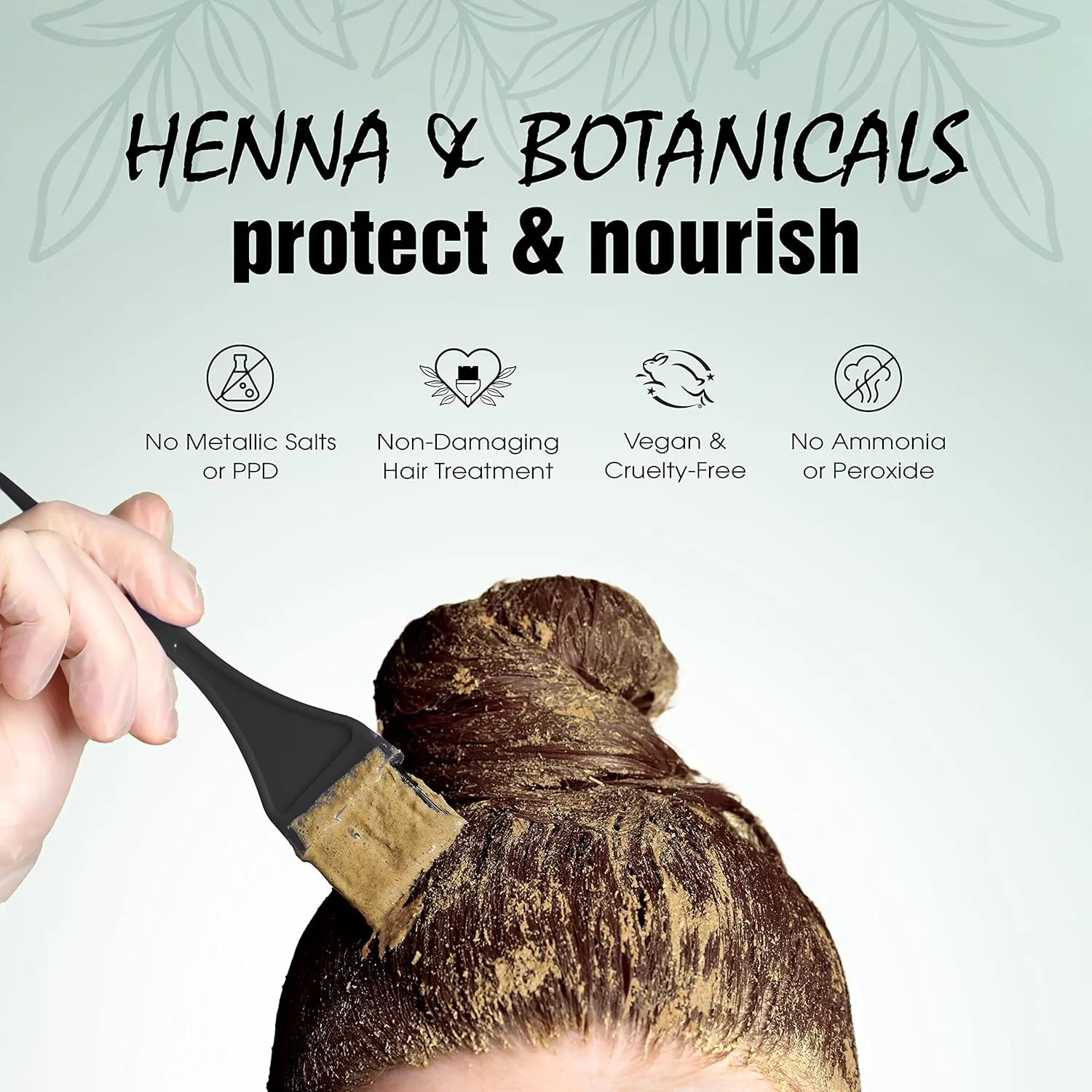 Light Mountain Henna Hair Color & Conditioner - Dark Brown Hair Dye for Men/Women, Organic Henna Leaf Powder and Botanicals, Chemical-Free, Semi-Permanent Hair Color, 4 Oz (Pack of 3)